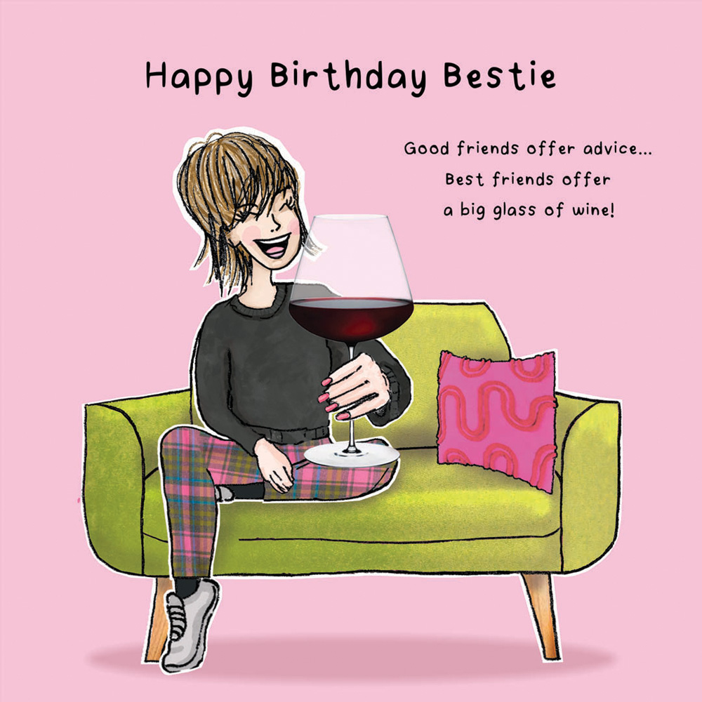 BL03 Friend with a big glass of wine