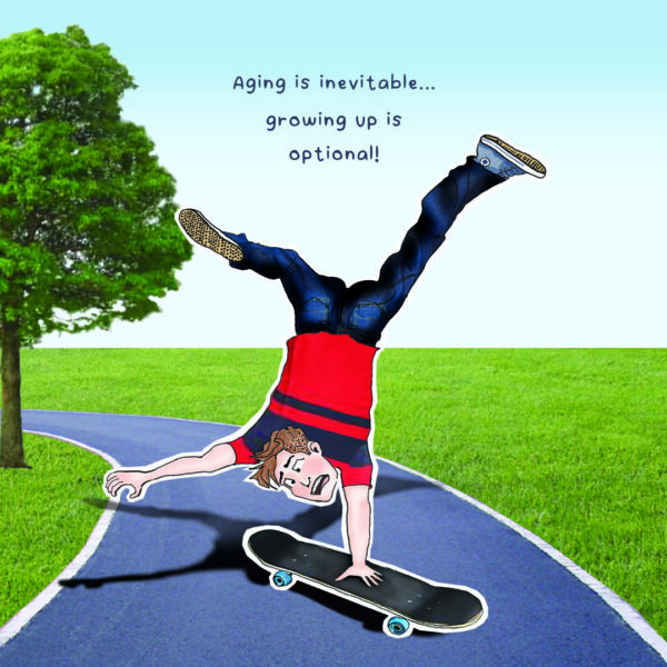 Growing up is optional
