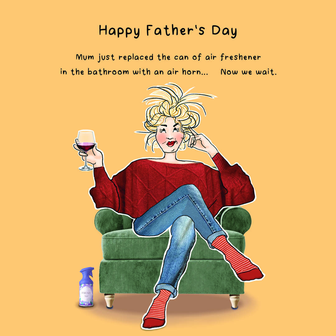 BL58 Happy Father's day Air horn